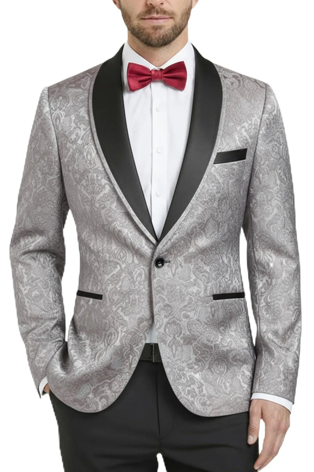 2 Piece Royal Blue Shawl Lapel One Button Men's Suits - Image 7