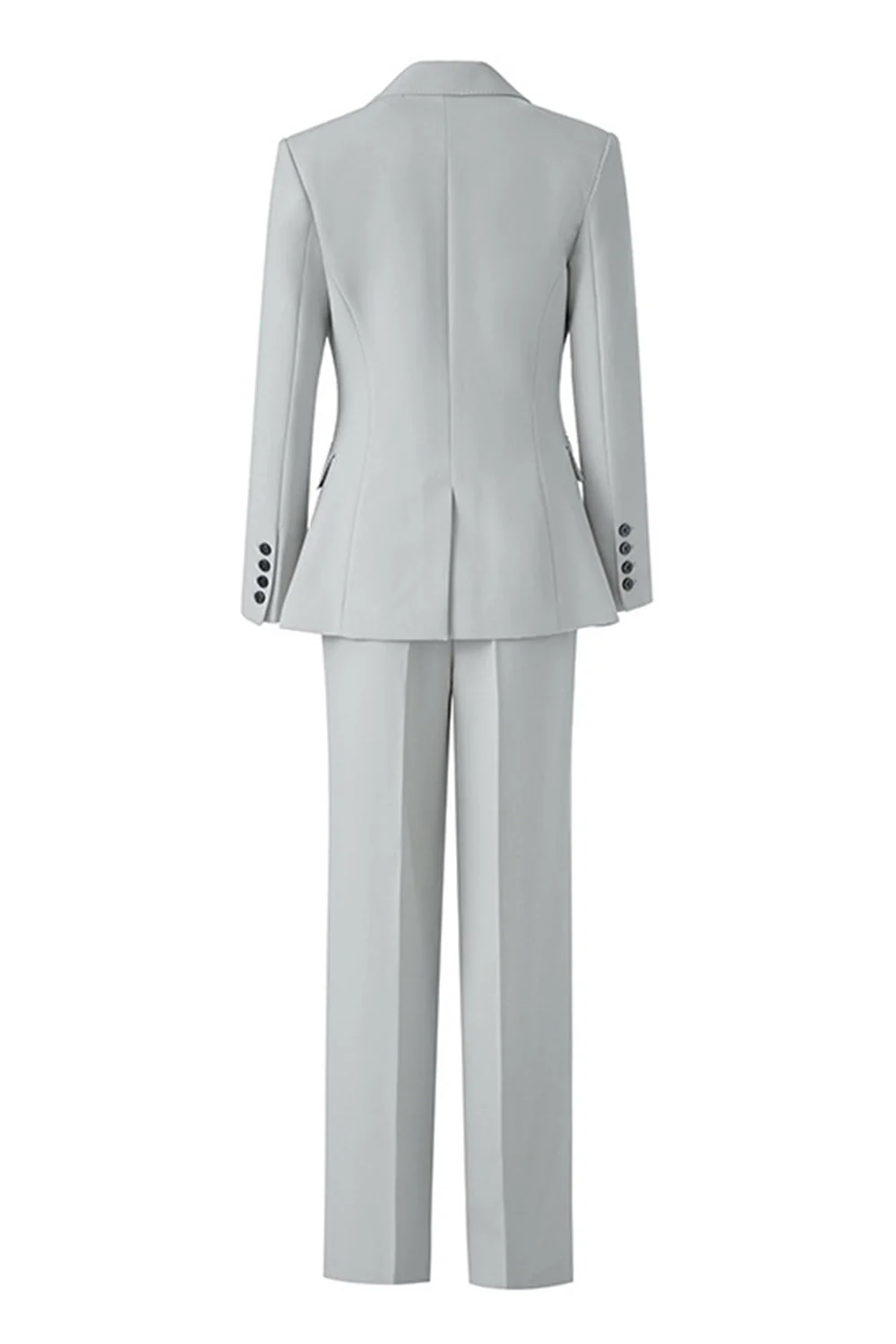 3-Piece Black One Button Women's Prom Suits - Image 11