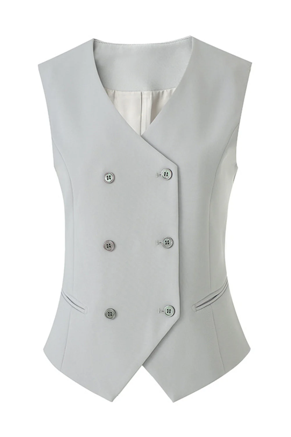 3-Piece Black One Button Women's Prom Suits - Image 12