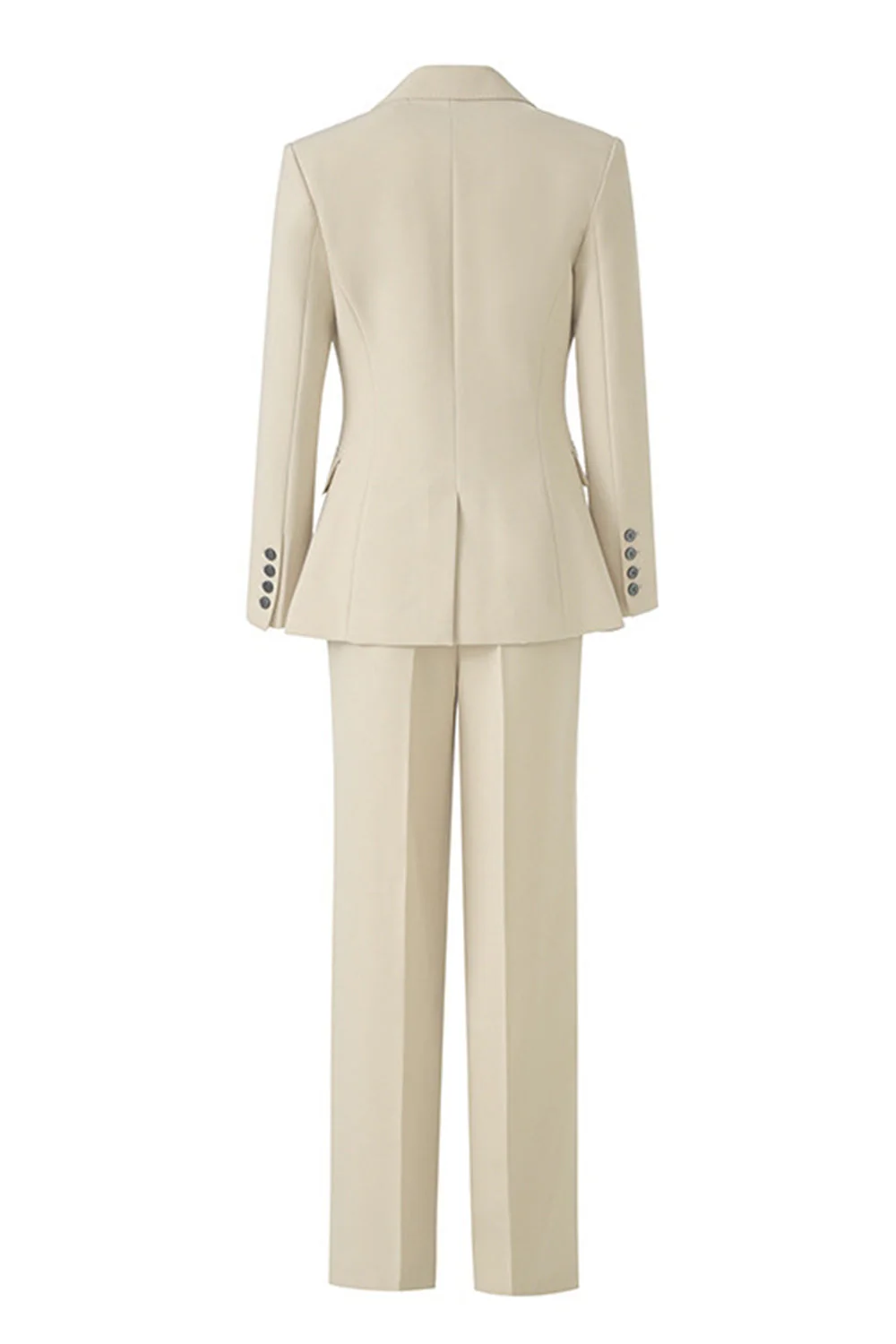 3-Piece Black One Button Women's Prom Suits - Image 8