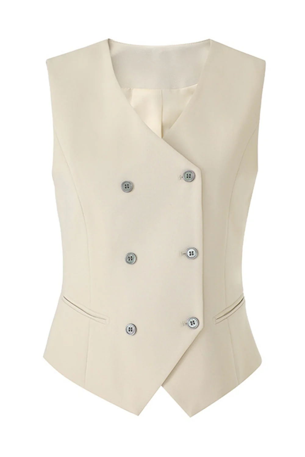 3-Piece Black One Button Women's Prom Suits - Image 9