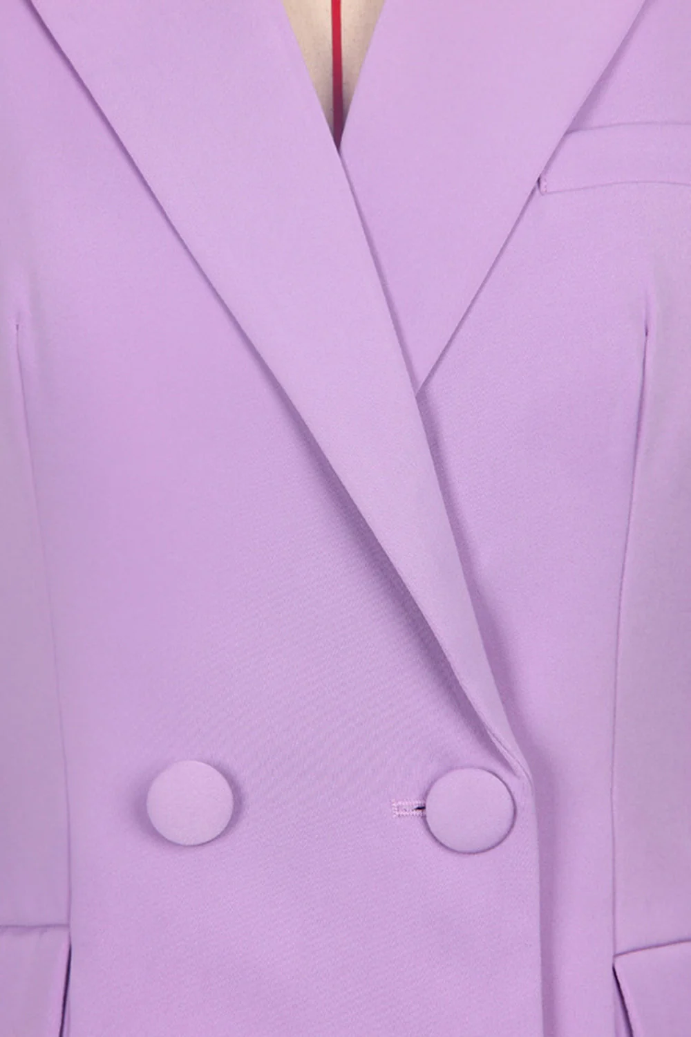 3-Piece Purple Peak Lapel Double Breasted Women Prom Suits - Image 2