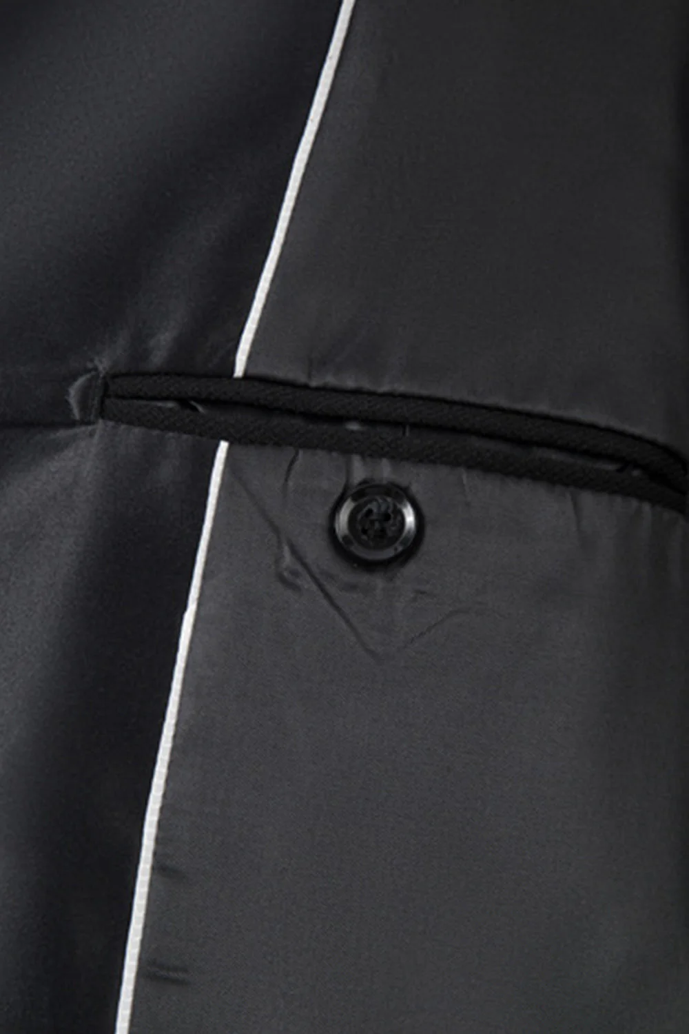Black 2-piece Shawl Lapel Double-Breasted Men's Suits - Image 6