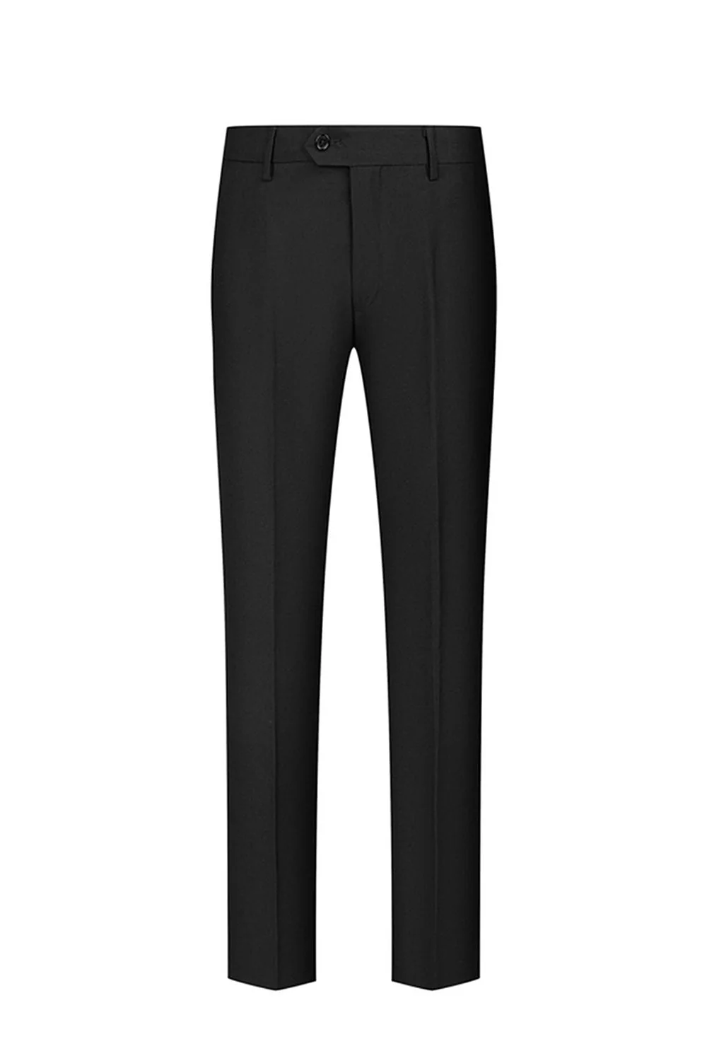 Black Shawl Lapel Jacquard 2 Piece One Button Men's Prom Suits with Beading - Image 3