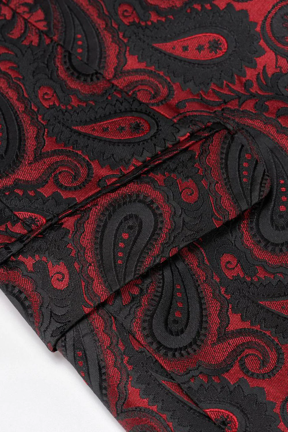 Black Jacquard Shawl Lapel Single Breasted Men's Blazer with Bowtie - Image 7