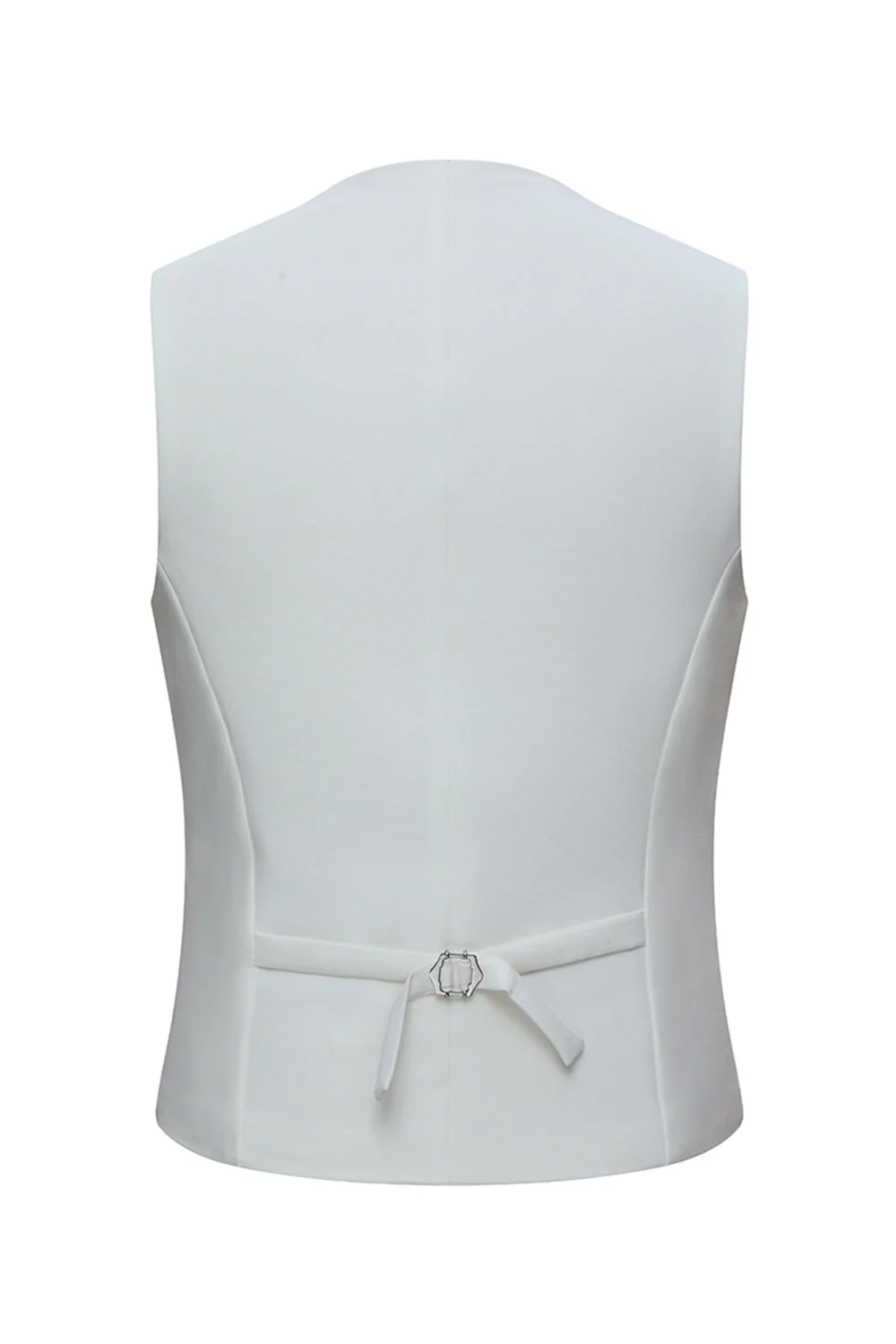 Black Peak Lapel Double Breasted Men's 3 Piece Tuxedo - Image 6