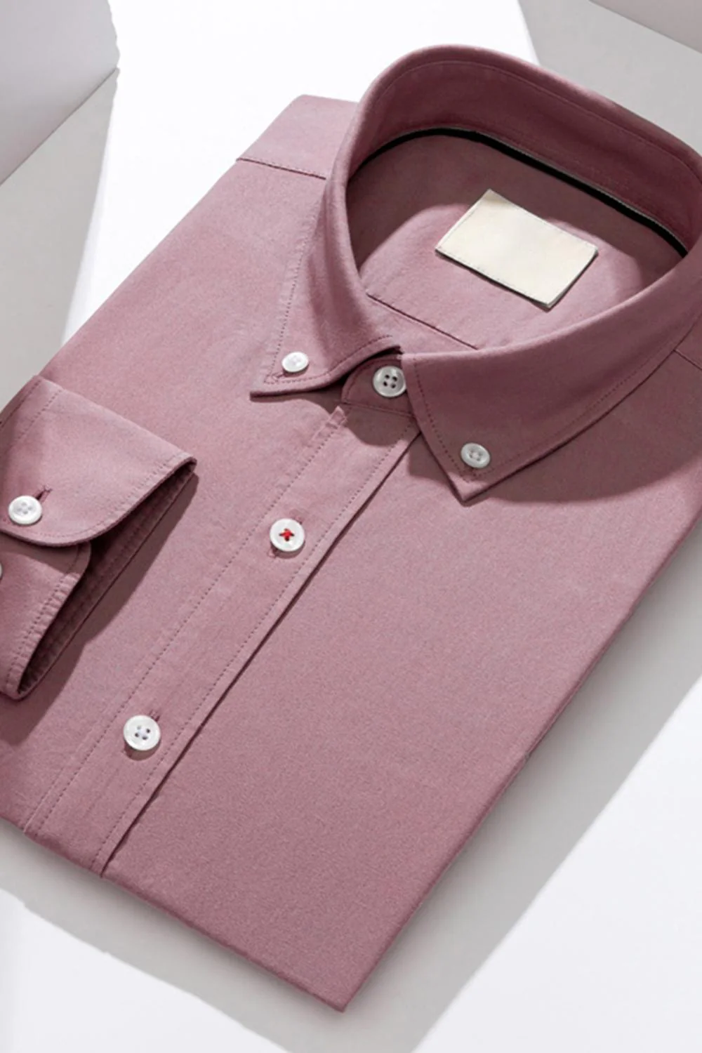 Blue Grey Slim Fit Long Sleeves Solid Men's Suits Shirt - Image 10