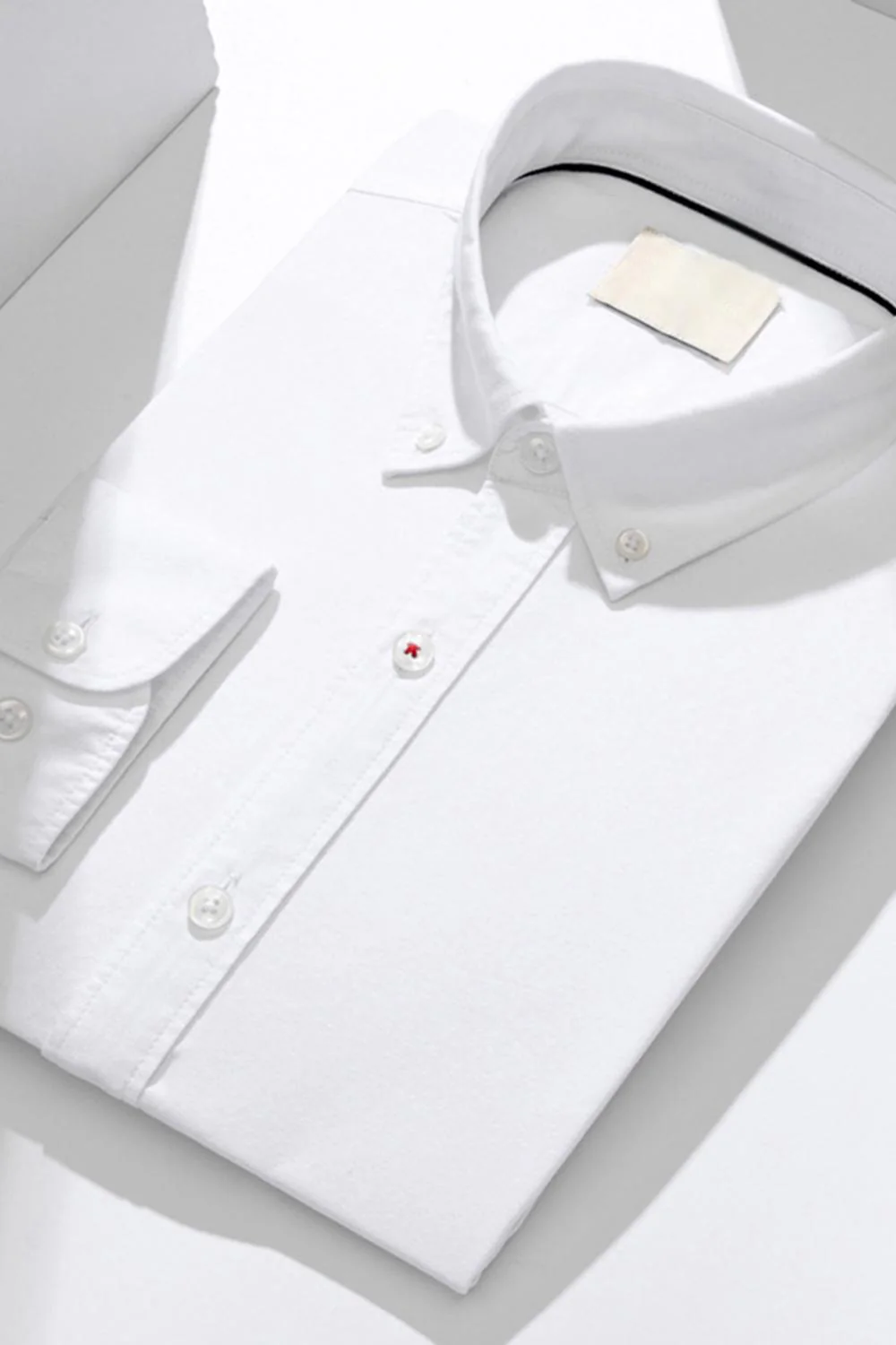 Blue Grey Slim Fit Long Sleeves Solid Men's Suits Shirt - Image 11