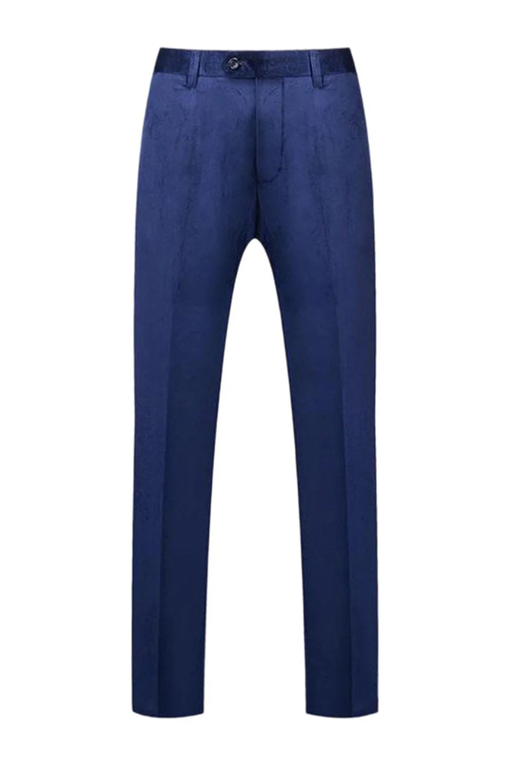 Blue Peak Lapel 2 Piece Slim Fit Prom Suits - Image 3
