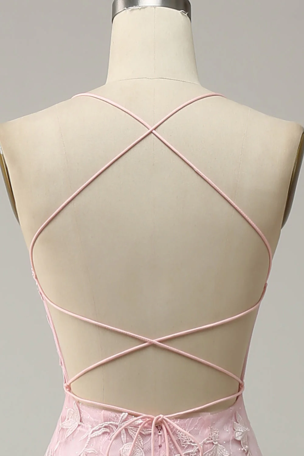 Spaghetti Straps Mermaid Prom Dress - Image 18