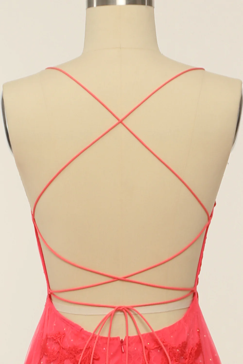 Spaghetti Straps Mermaid Prom Dress - Image 28