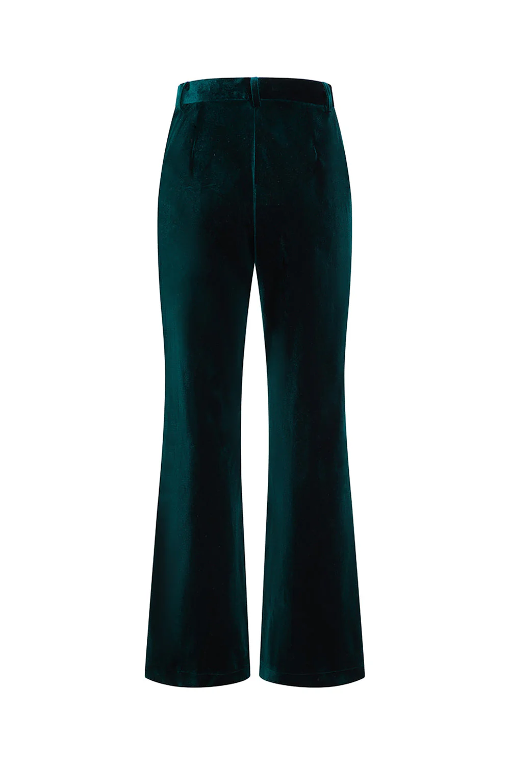 Dark Green Peak Lapel 2-Piece Velvet Double Breasted Women Prom Suits - Image 8