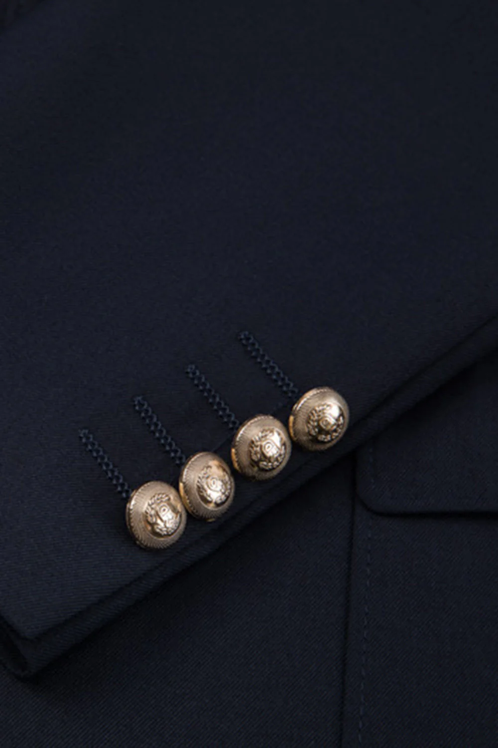 Dark Navy 2 Piece Single Breasted Men's Suits - Image 6