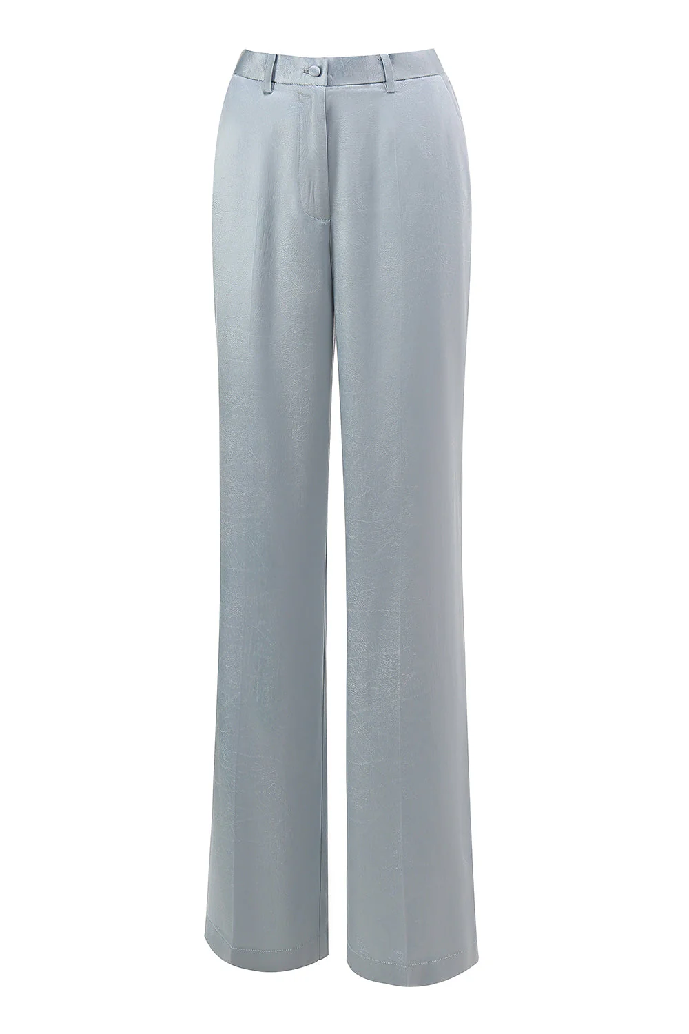 Dusty Blue Peak Lapel 2 Piece Women's Suit with Sash - Image 9