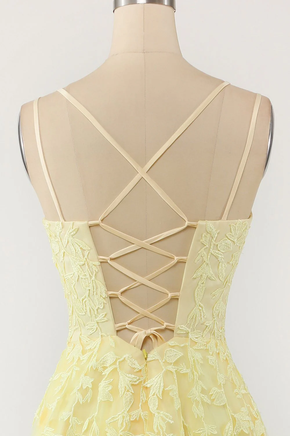 Elegant Lavender A-line Prom Dress - Image 15