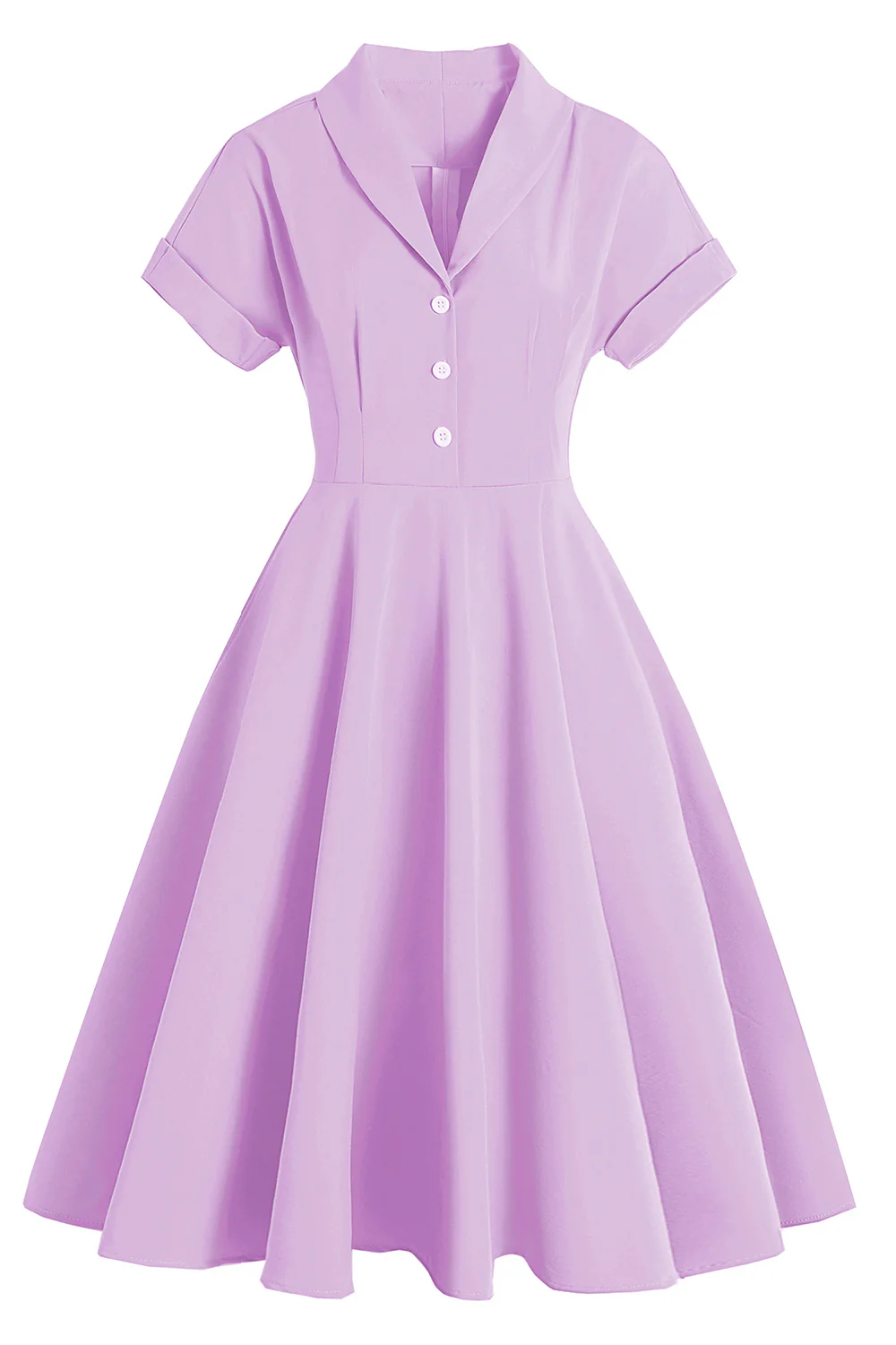 Elegant Yellow V Neck Vintage Dress - Image 8
