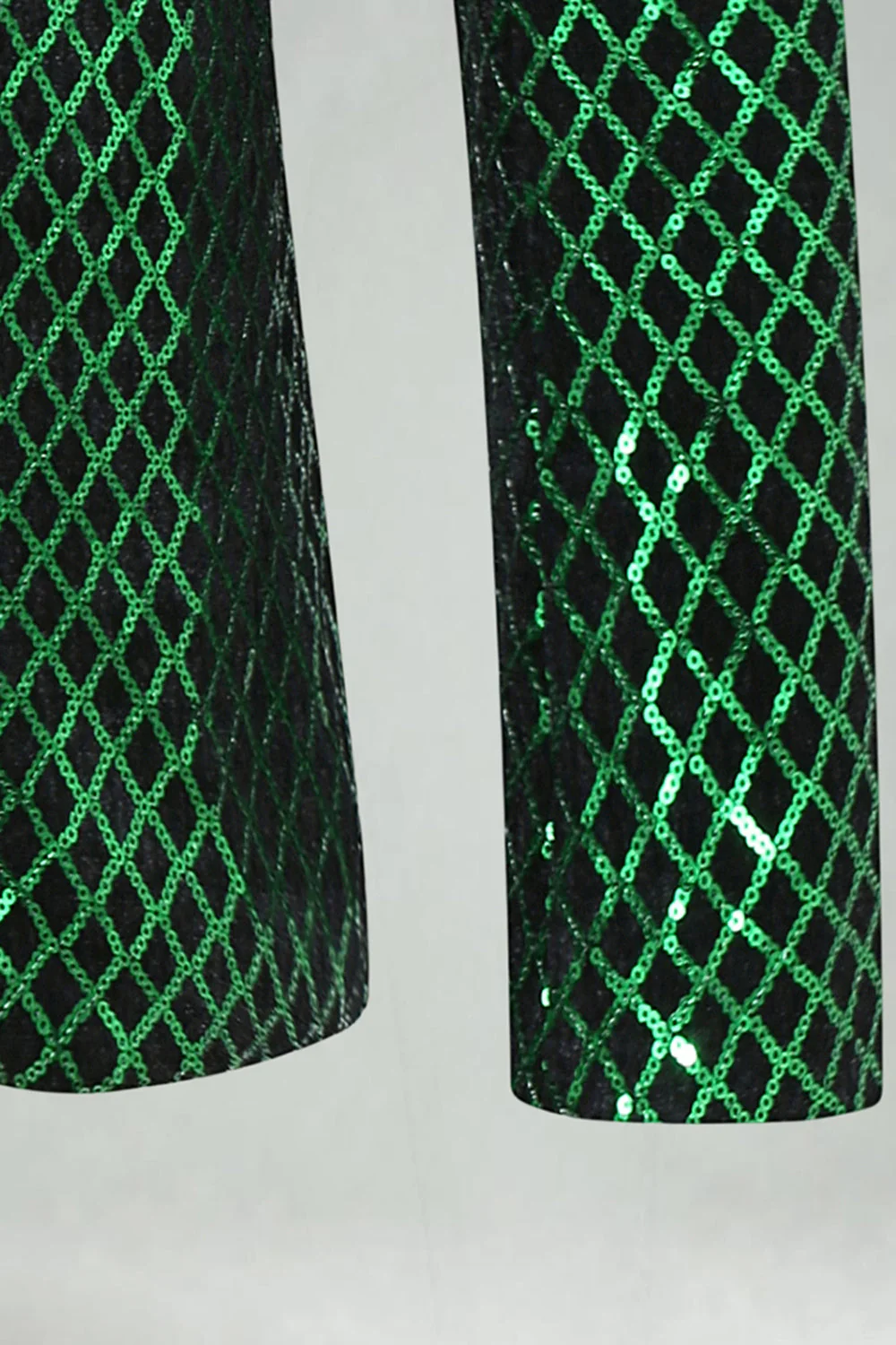 Green Sequin Shawl Lapel Men's Prom Blazer - Image 6