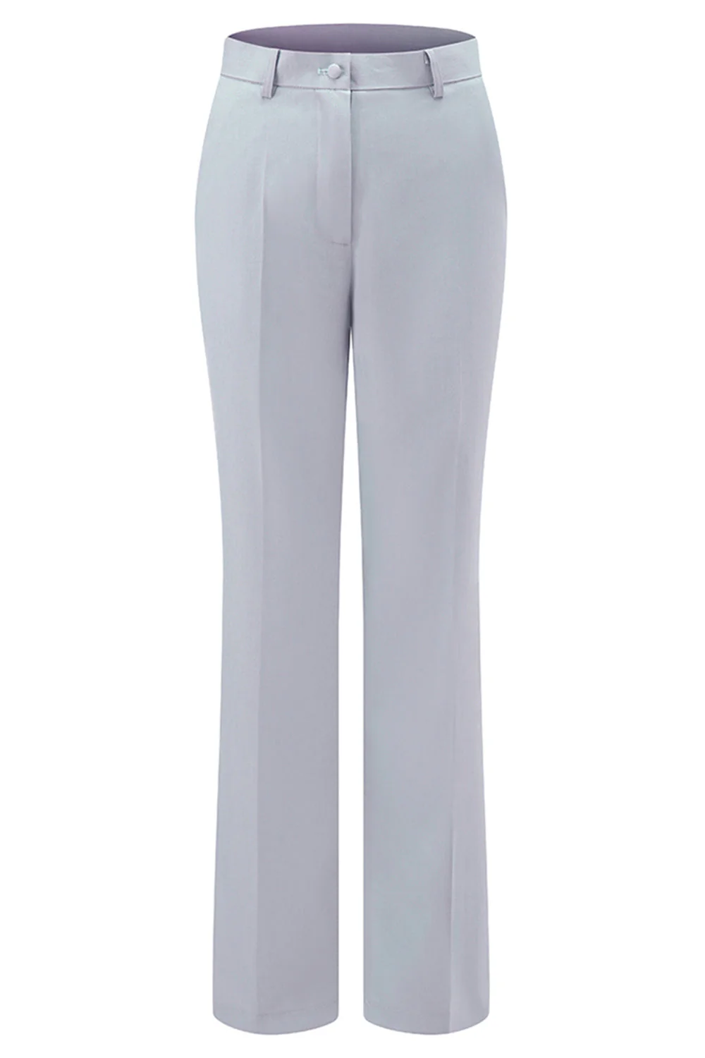 Grey Blue 2-Piece One Button Women Suits with Lace - Image 7