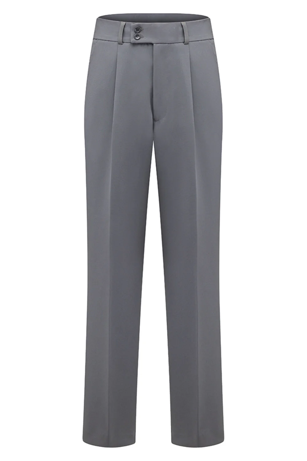 Grey Slim Fit Shawl Lapel 2 Piece Men's Suits - Image 5