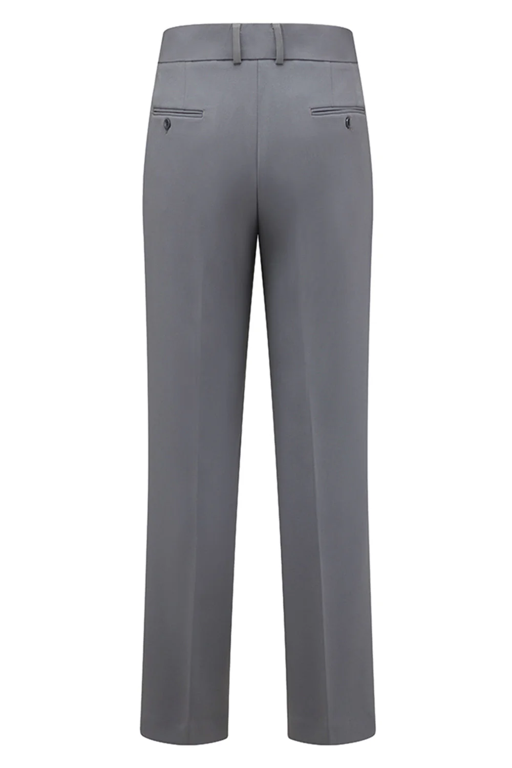 Grey Slim Fit Shawl Lapel 2 Piece Men's Suits - Image 6