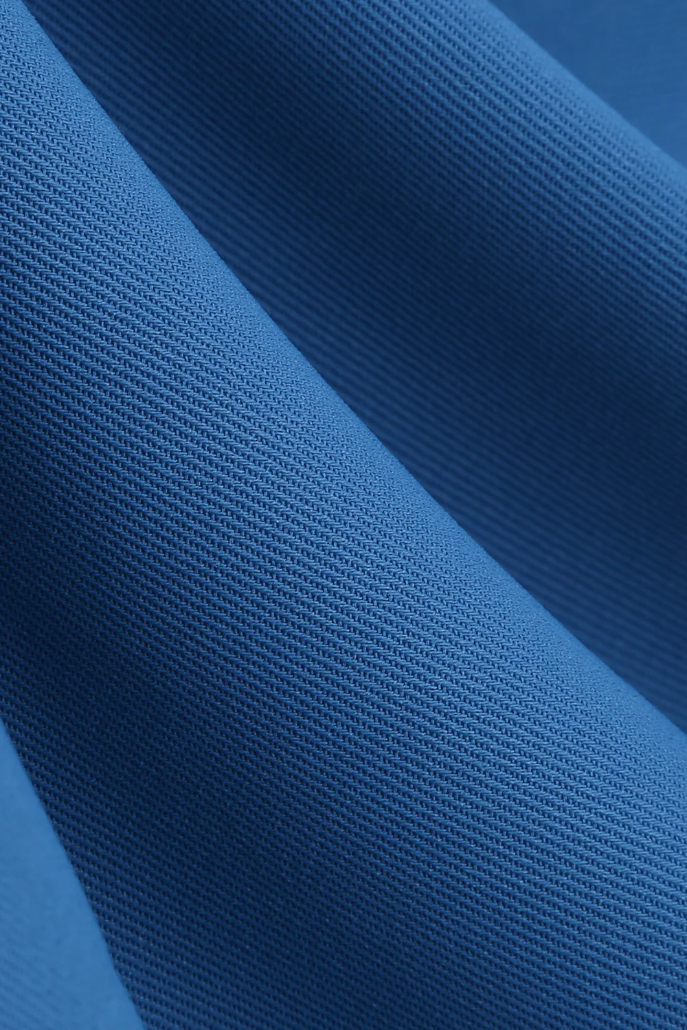 Hepburn Style Halter Neck Blue 1950s Dress - Image 6