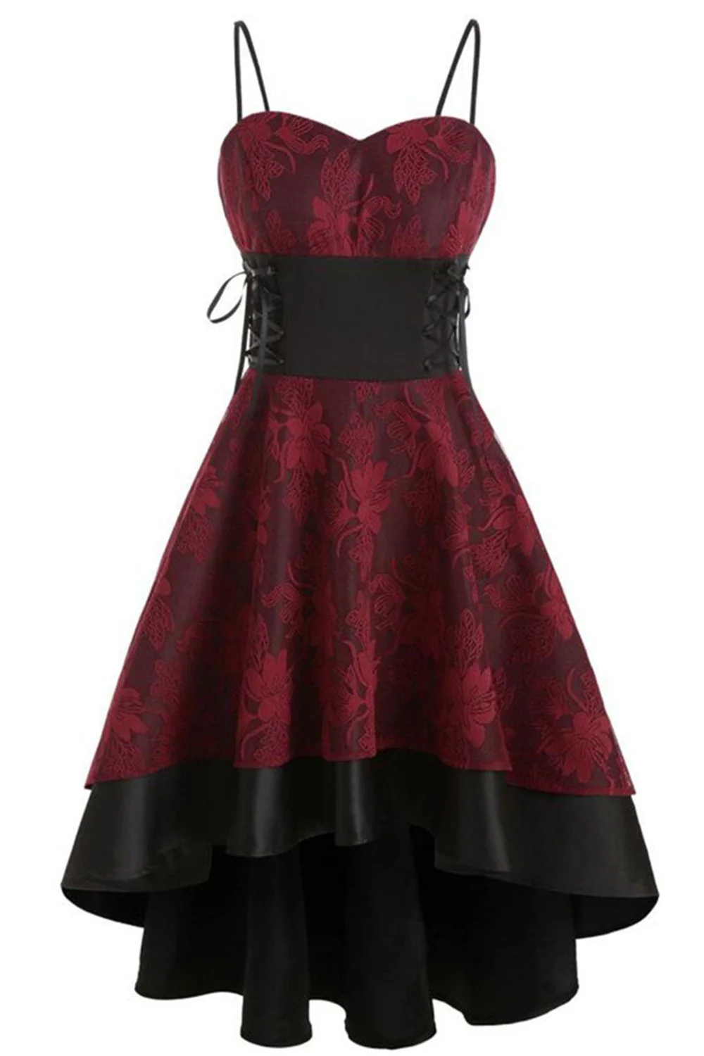 High-low Lace Vintage Dress - Image 7