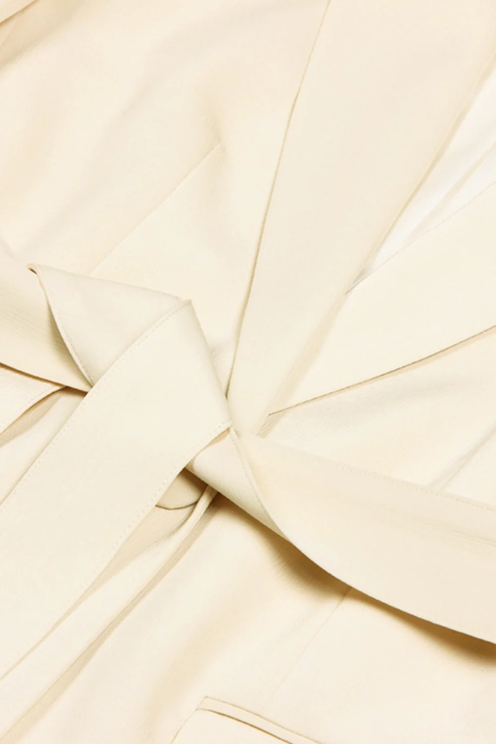 Ivory 2-Piece Notched Lapel Women Suits with Belt - Image 2