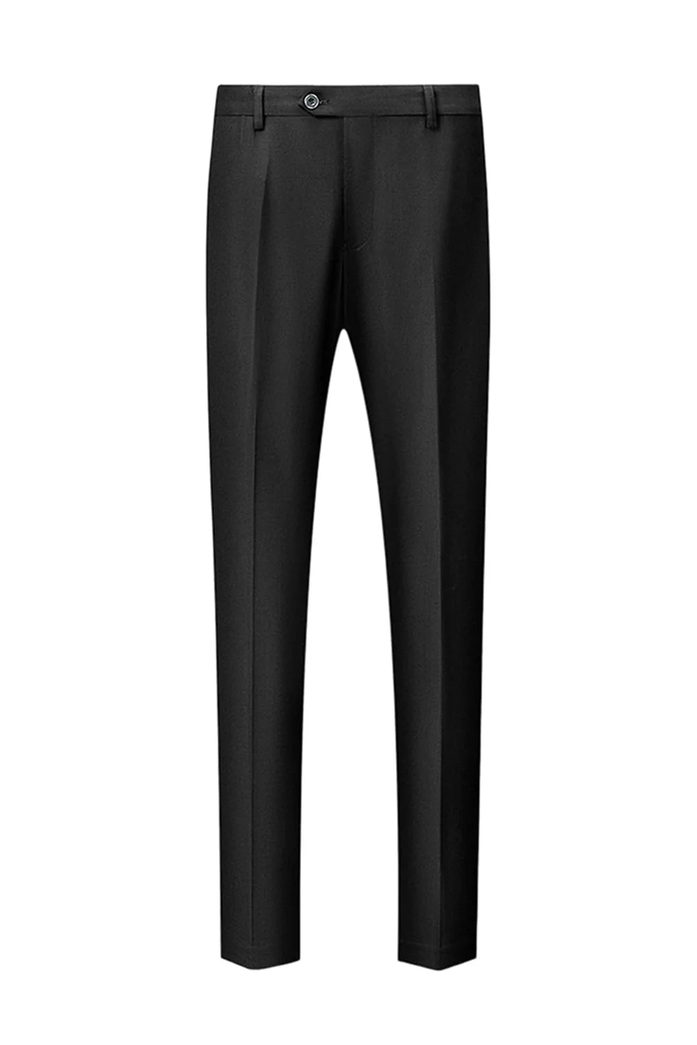 Men's Black Shawl Lapel One Button Formal Suits - Image 5