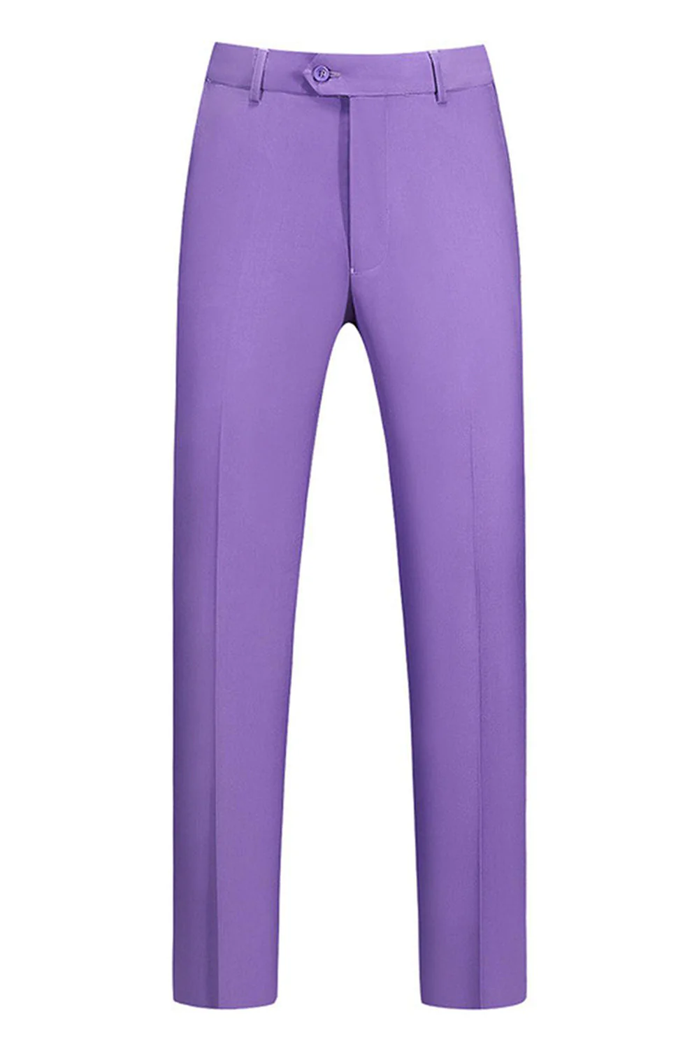 Men's Violet Single Breasted Notched Lapel 3 Pieces Prom Suits - Image 4