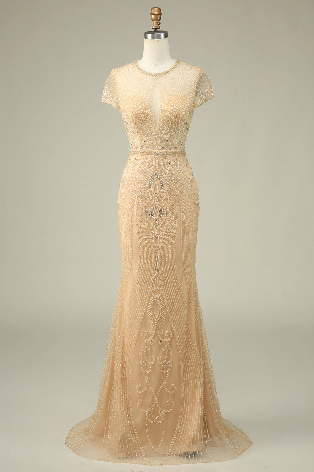 Mermaid Beaded Prom Dress - Image 14