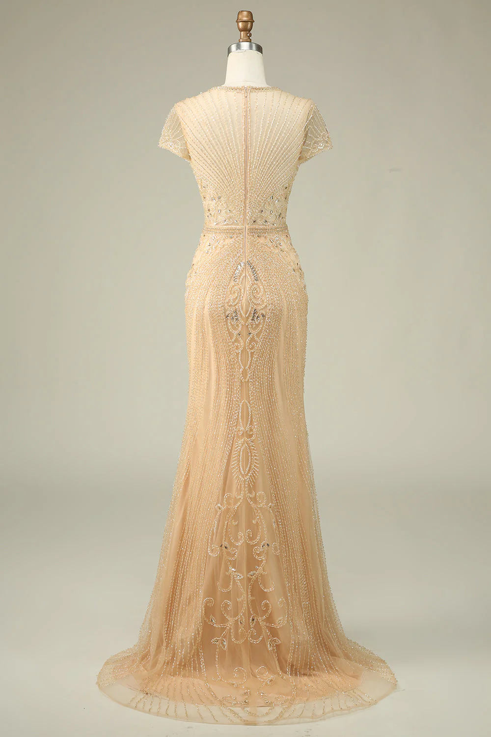 Mermaid Beaded Prom Dress - Image 15