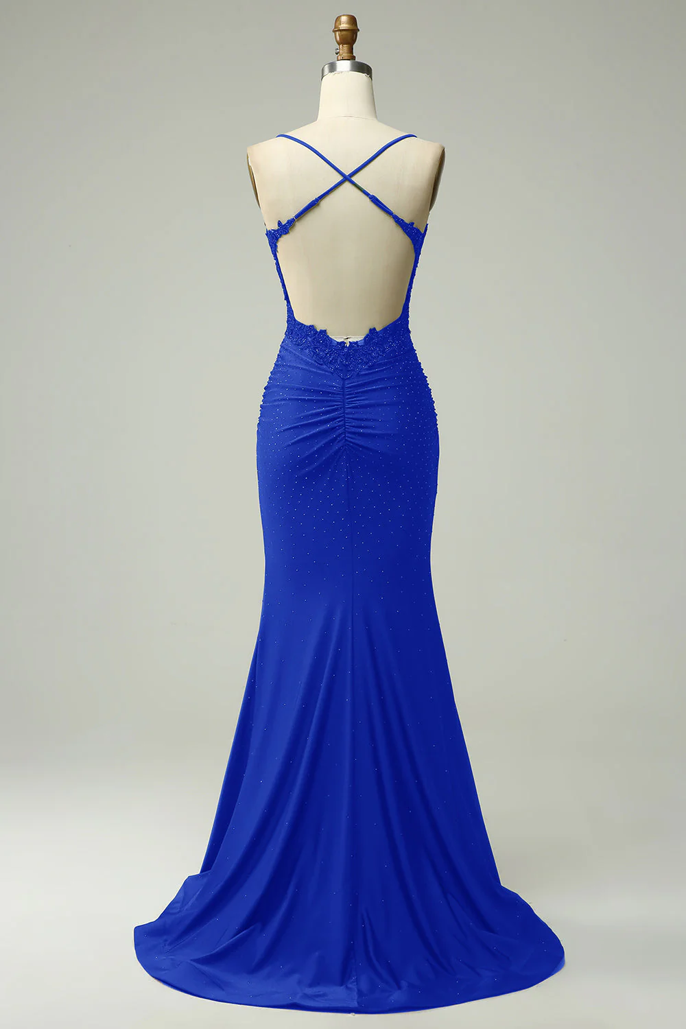 Mermaid Halter Dark Green Long Prom Dress with Appliques Beading - Image 10