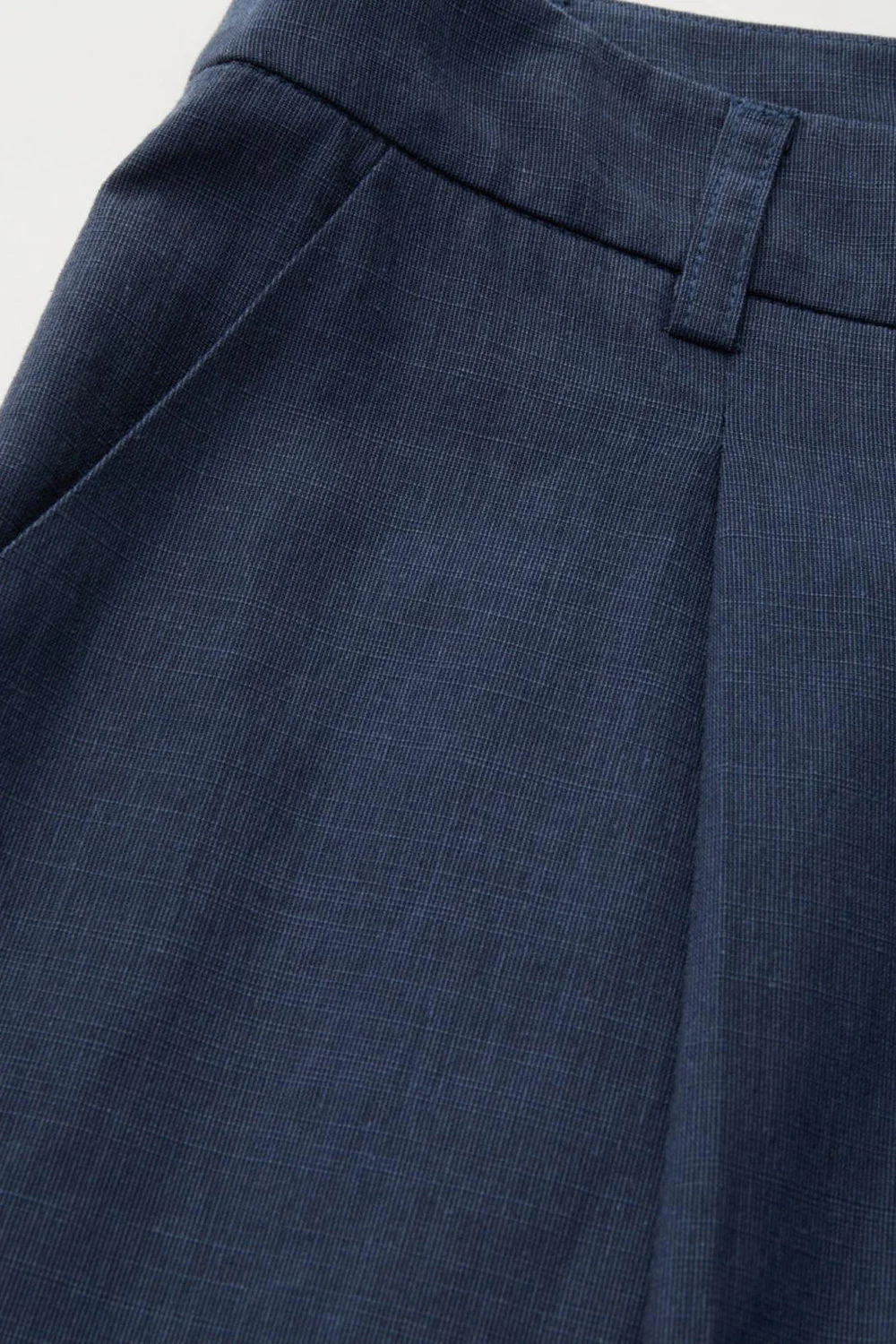 Navy 2 Piece Satin Sleeveless Women Prom Suits - Image 4