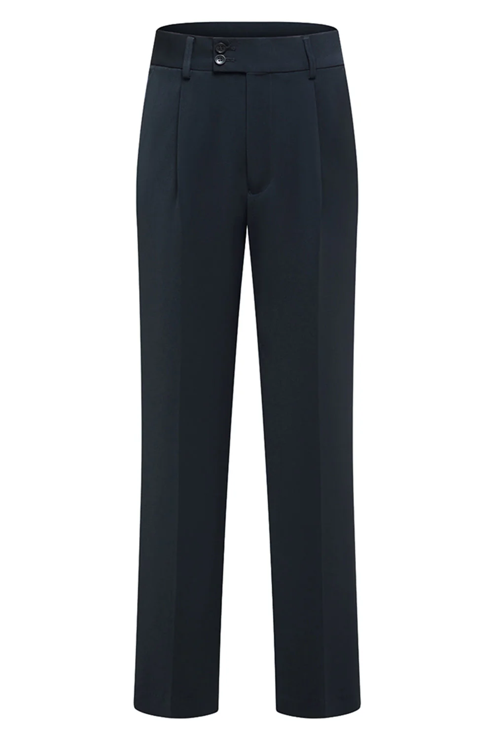Navy Notched Lapel 3 Piece Slim Fit Men's Suits - Image 8