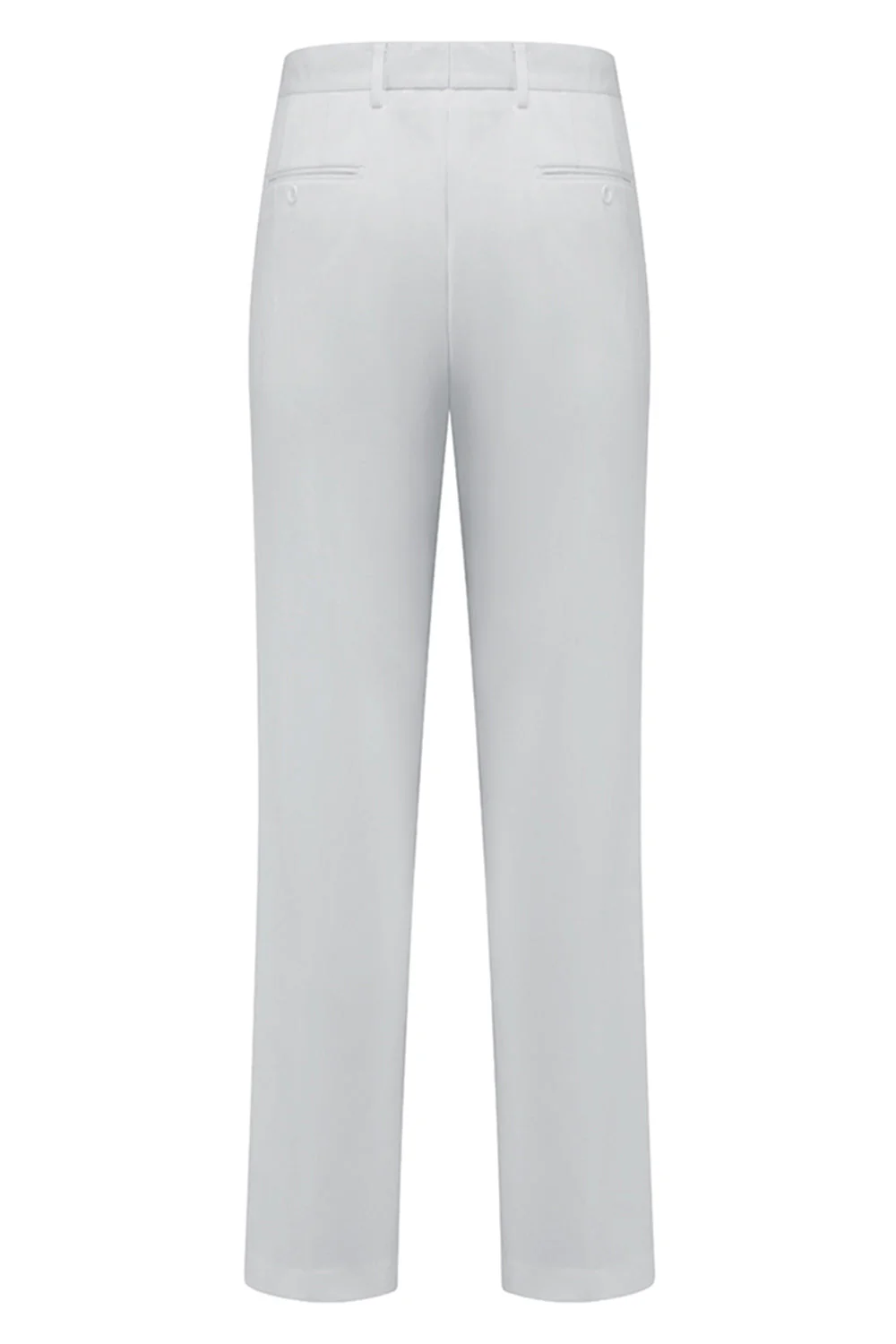 Notched Lapel 2 Piece White Single Breasted Men's Wedding Suits - Image 5