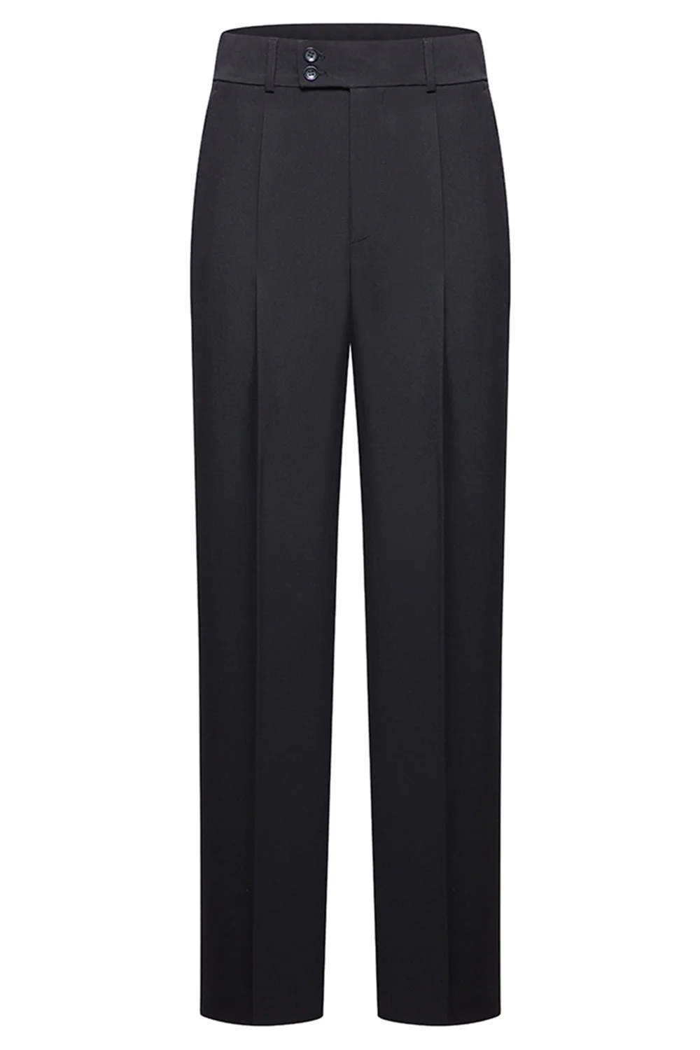 Notched Lapel Black 2 Piece Men's Business Suits - Image 6