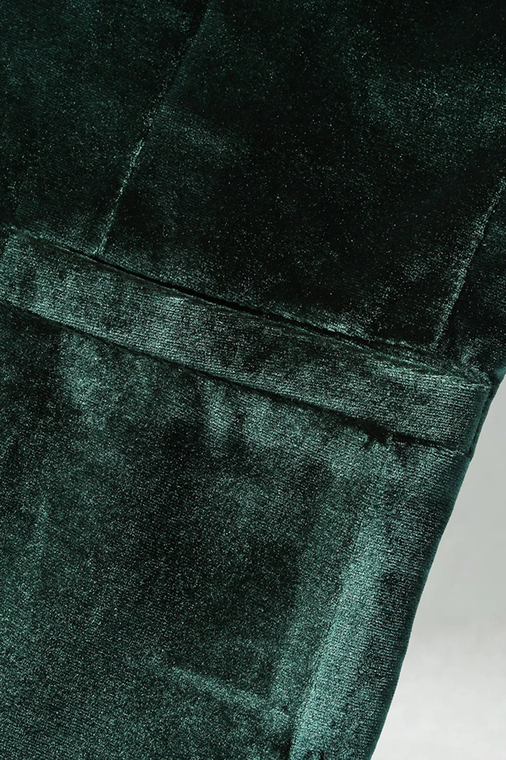 Notched Lapel Velvet Dark Green 2 Pieces Men's Prom Suits - Image 8