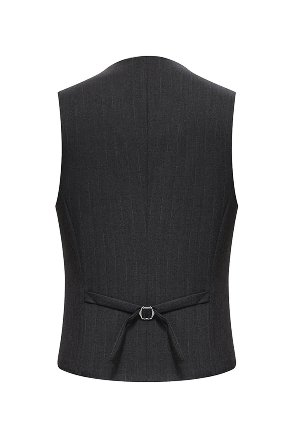 Peak Lapel 3 Piece Single Breasted Coffee Men's Suits - Image 6