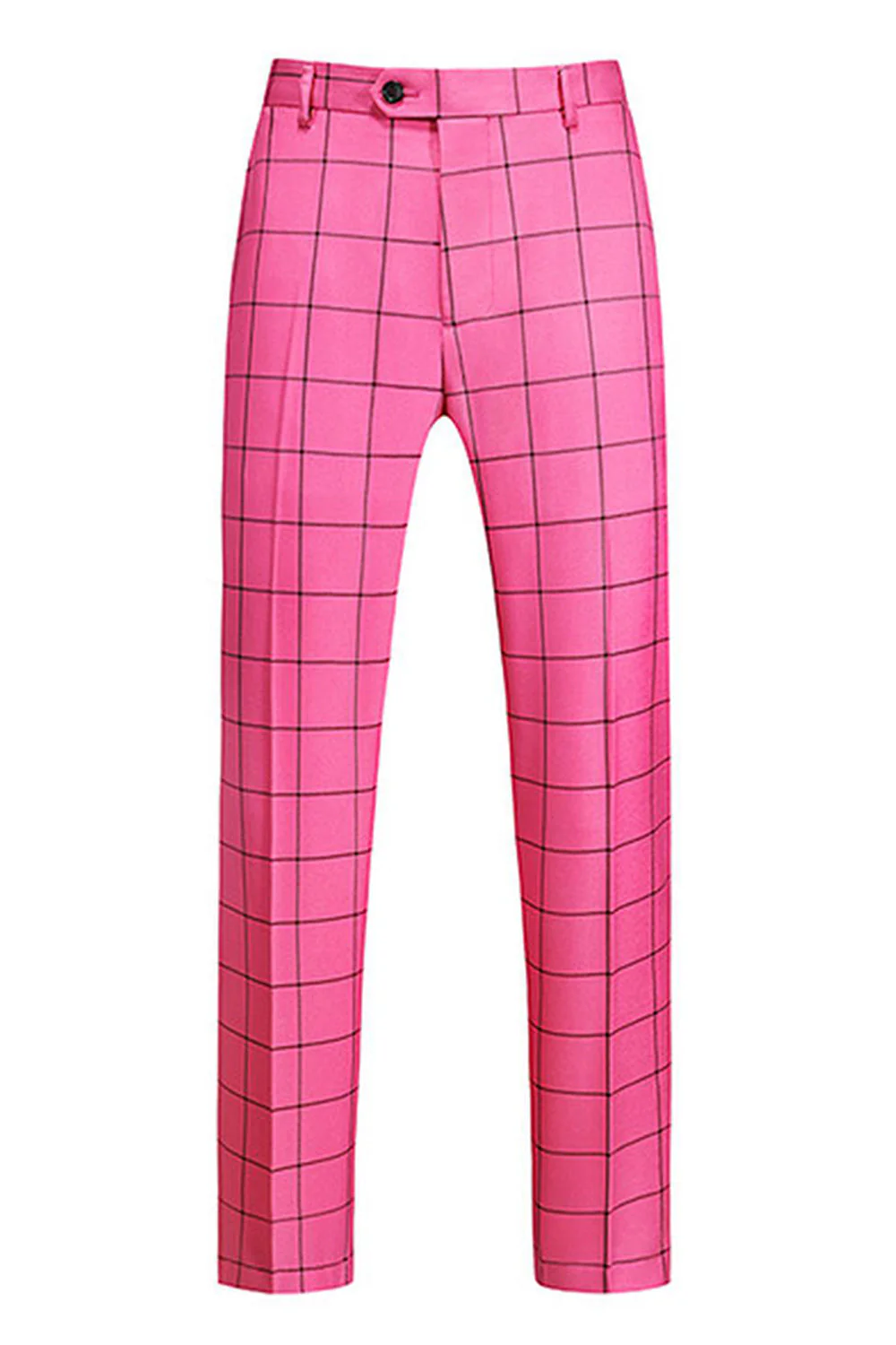 Pink Striped 2 Pieces Peaked lapel Men's Prom Suits - Image 6