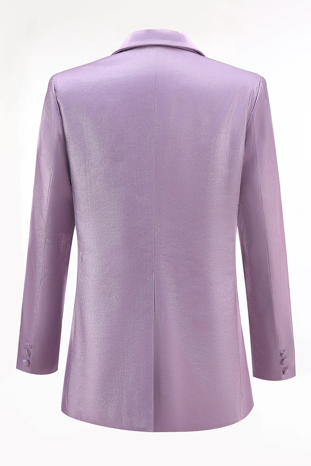 Purple Peak Lapel One Button 2-piece Women Suits - Image 6