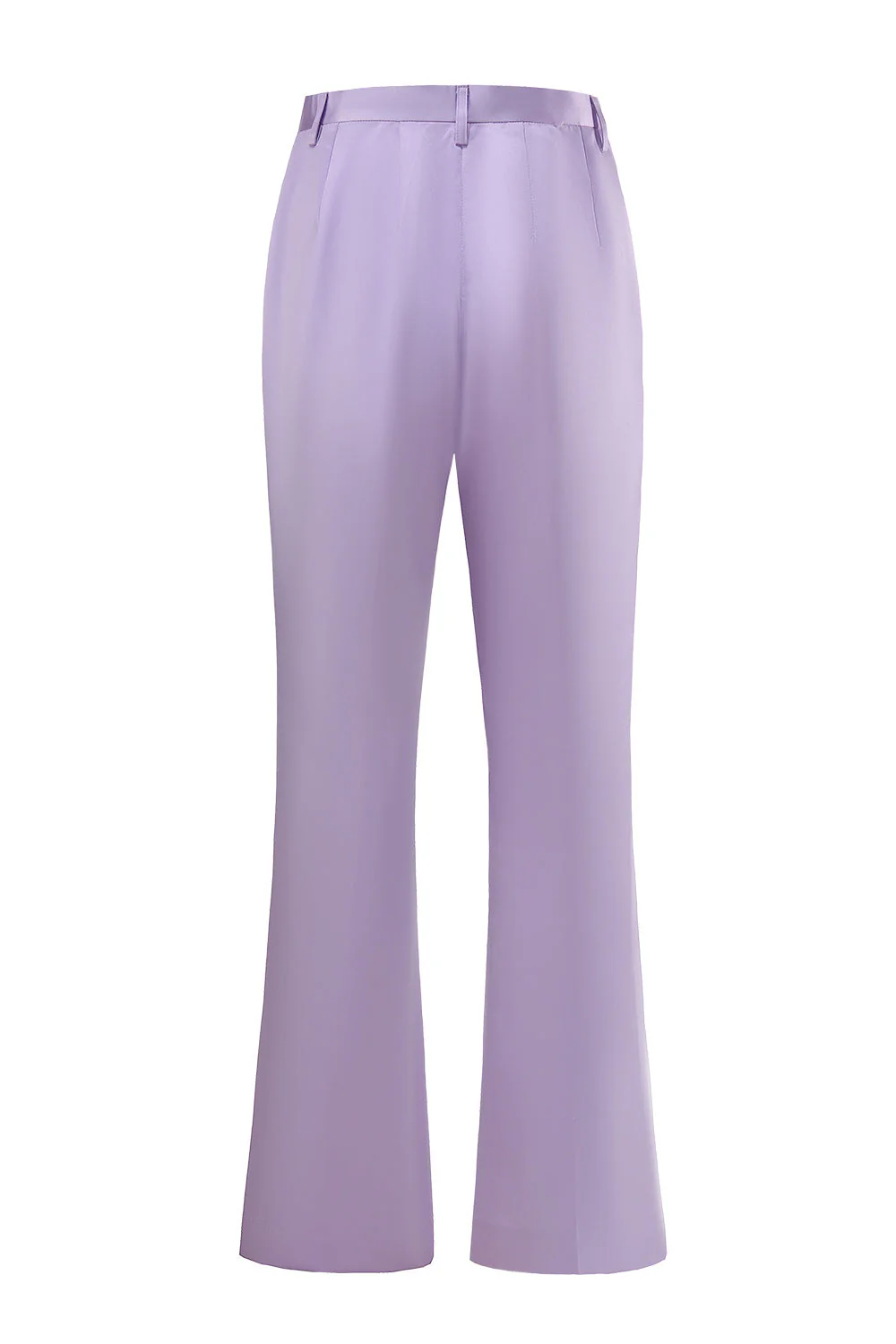 Purple Peak Laple Satin Double Breasted 2 Pieces Women Suits - Image 6