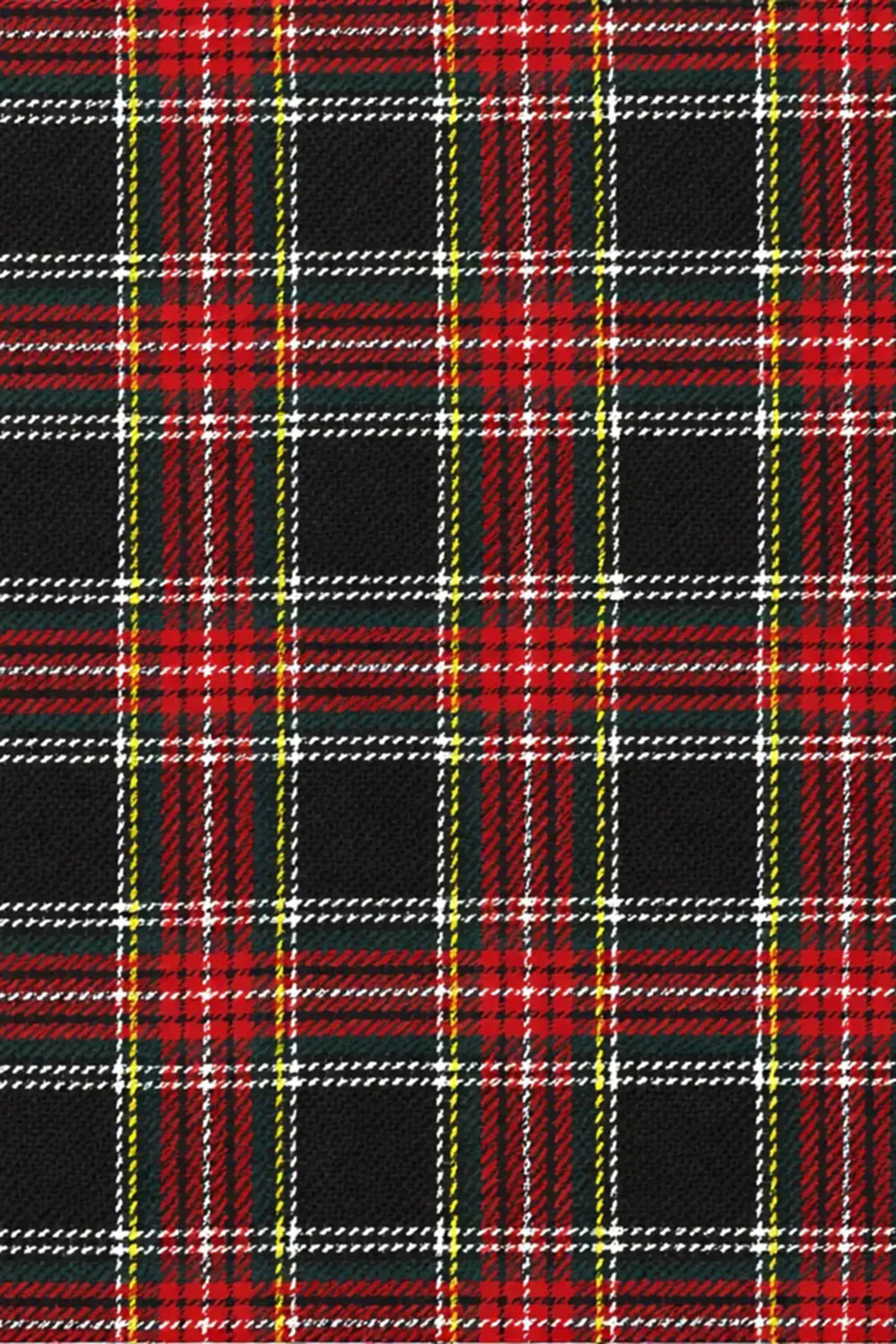 Red Black Plaid Notched Lapel 2 Piece Men's Prom Suits - Image 8