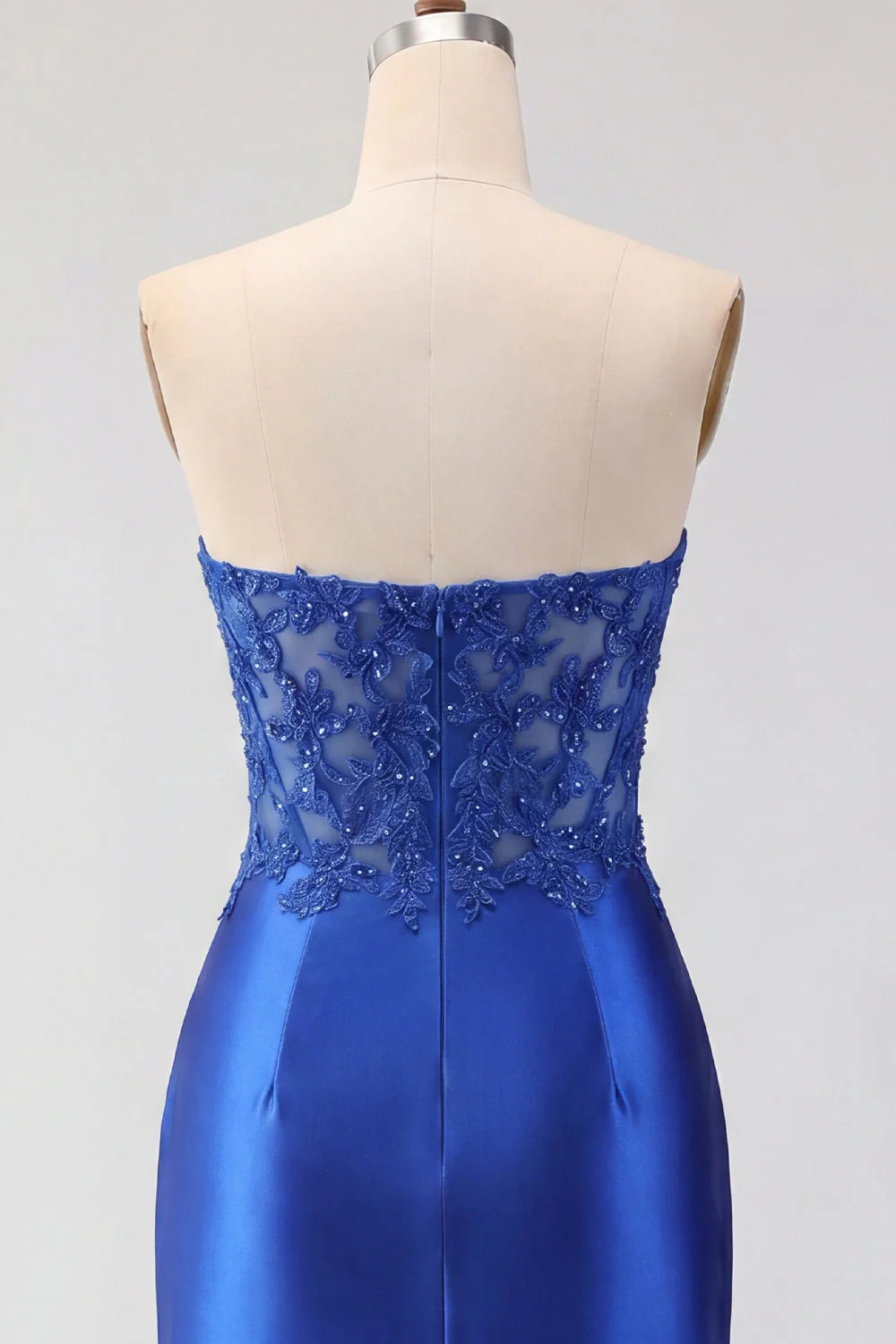 Red Bodycon Sweetheart Beaded Corset Cocktail Dress - Image 16