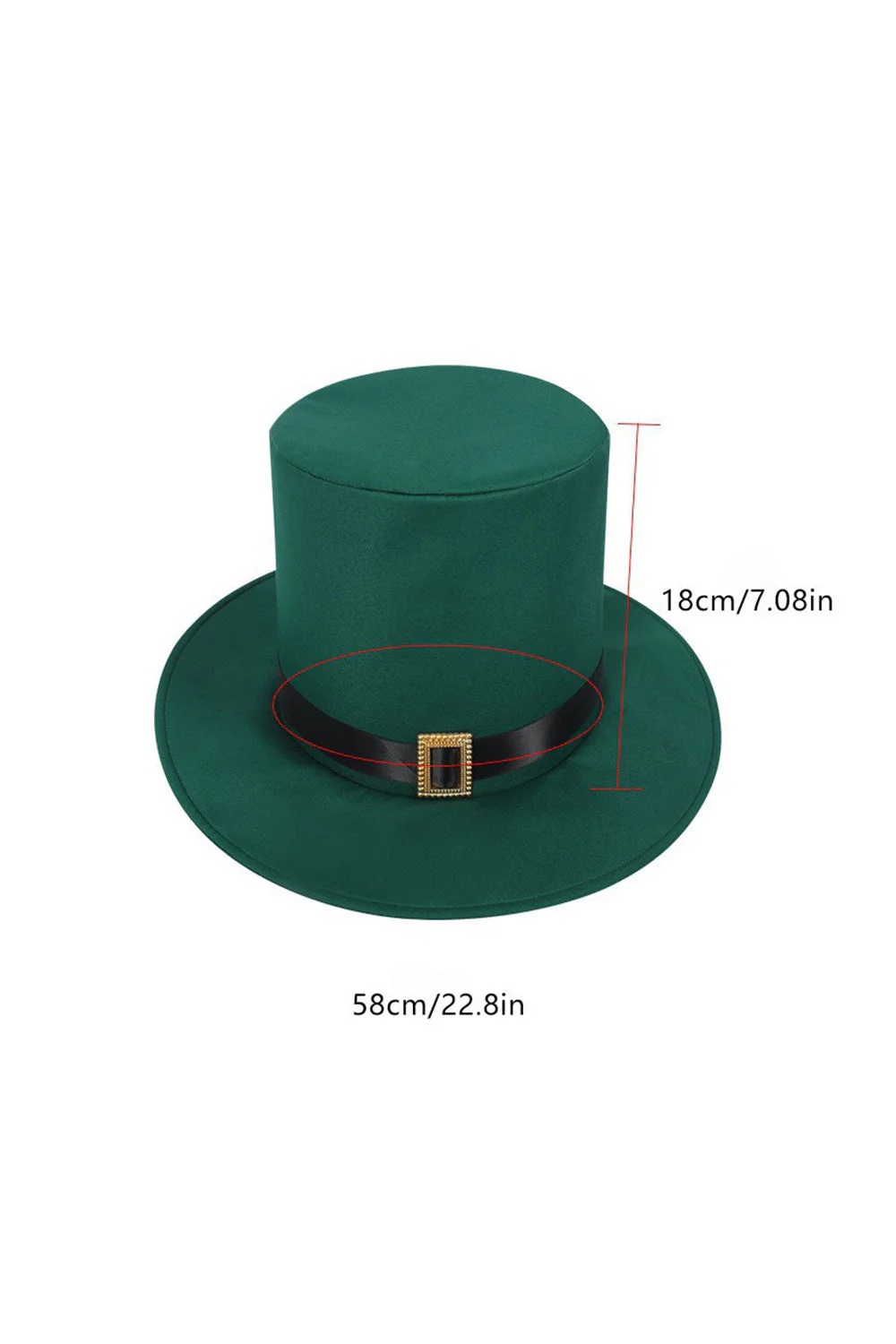 Retro Green Shamrock Slim Fit Tuxedo Jacket with Hat - Image 3