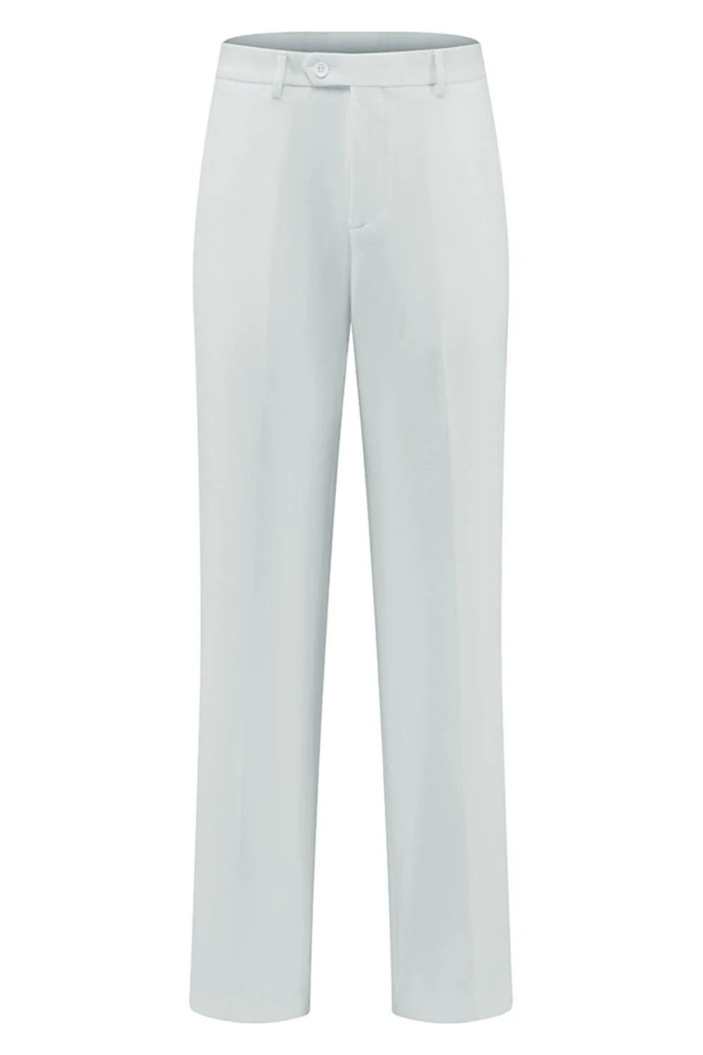 Shawl Lapel 3 Piece One Button White Men's Wedding Suits - Image 7