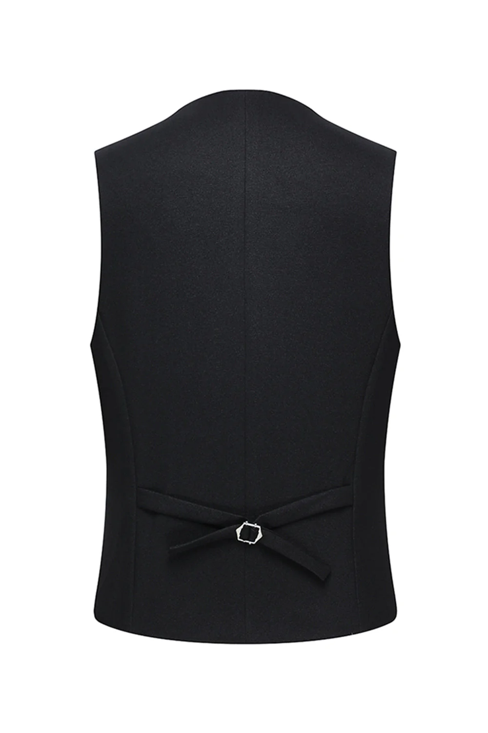 Shawl Lapel Black 3 Piece One Button Men's Business Suits - Image 6