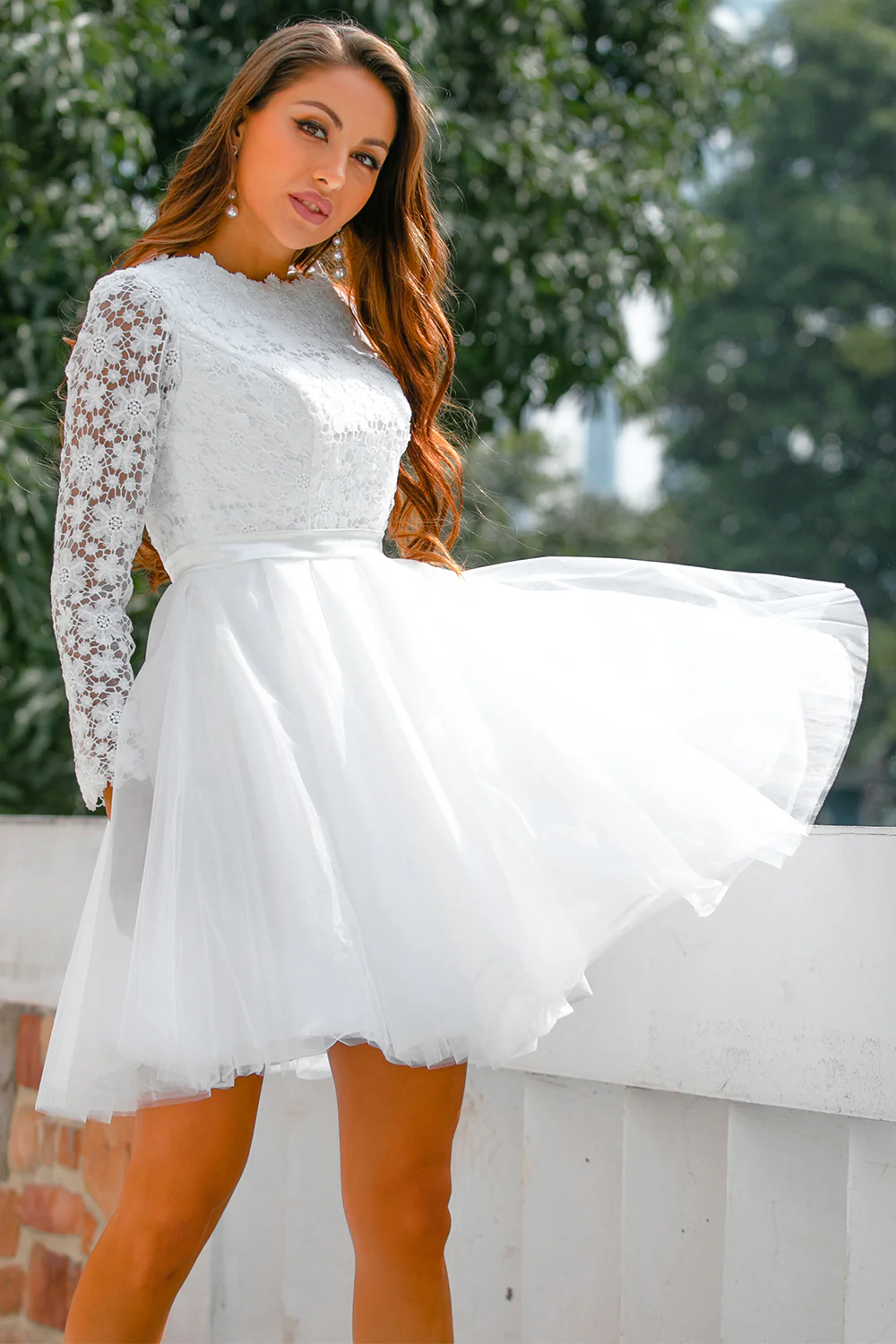 Short Bridal Dress - Image 4