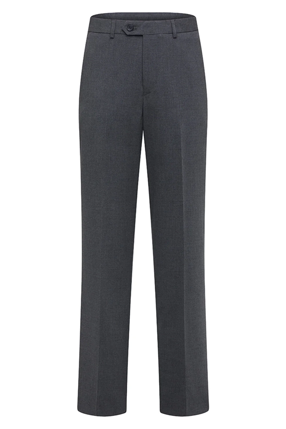 Slim Fit Peak Lapel Men's 3 Piece Grey Suits - Image 7