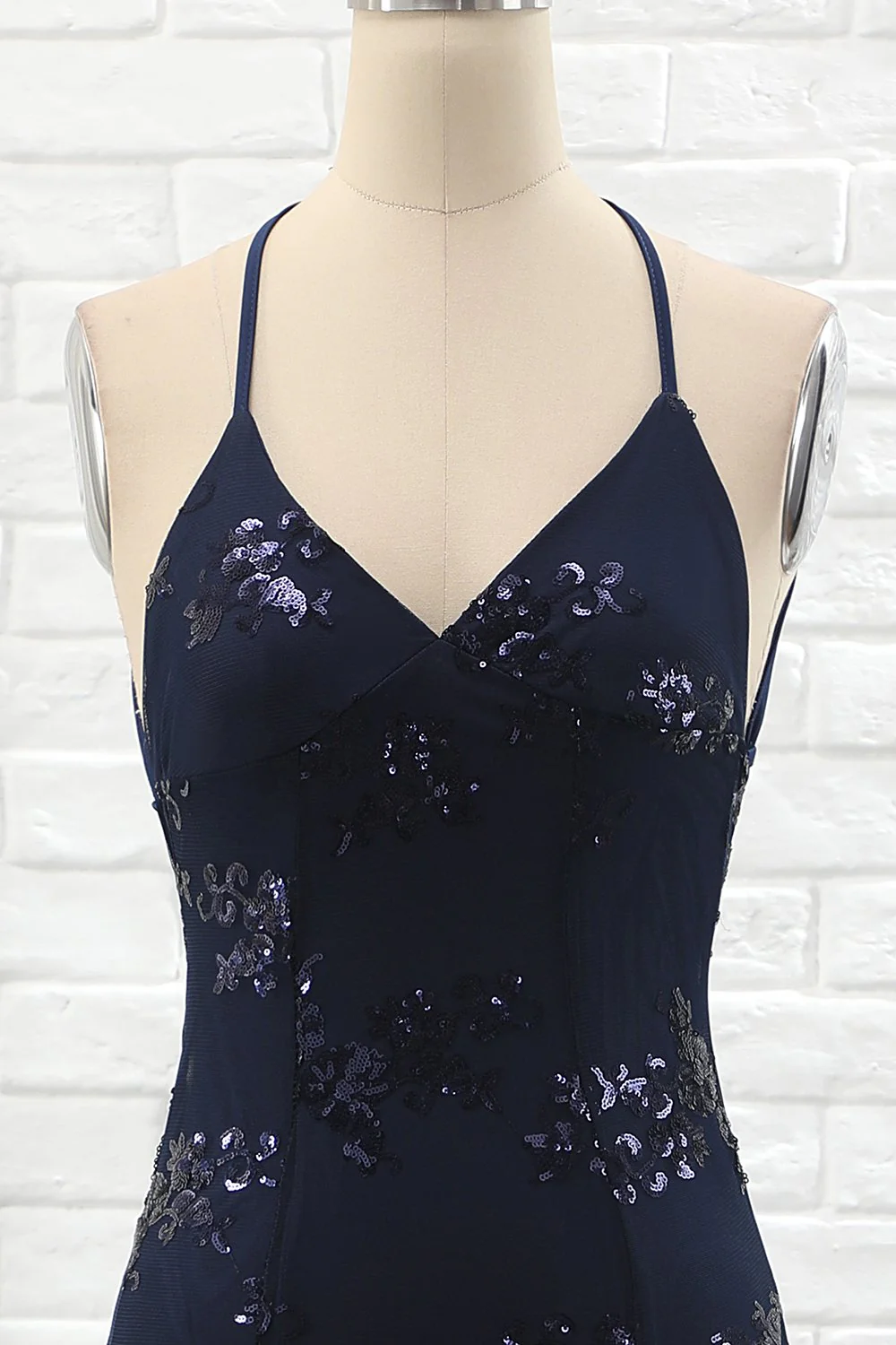 Spaghetti Straps Mermaid Party Dress - Image 4