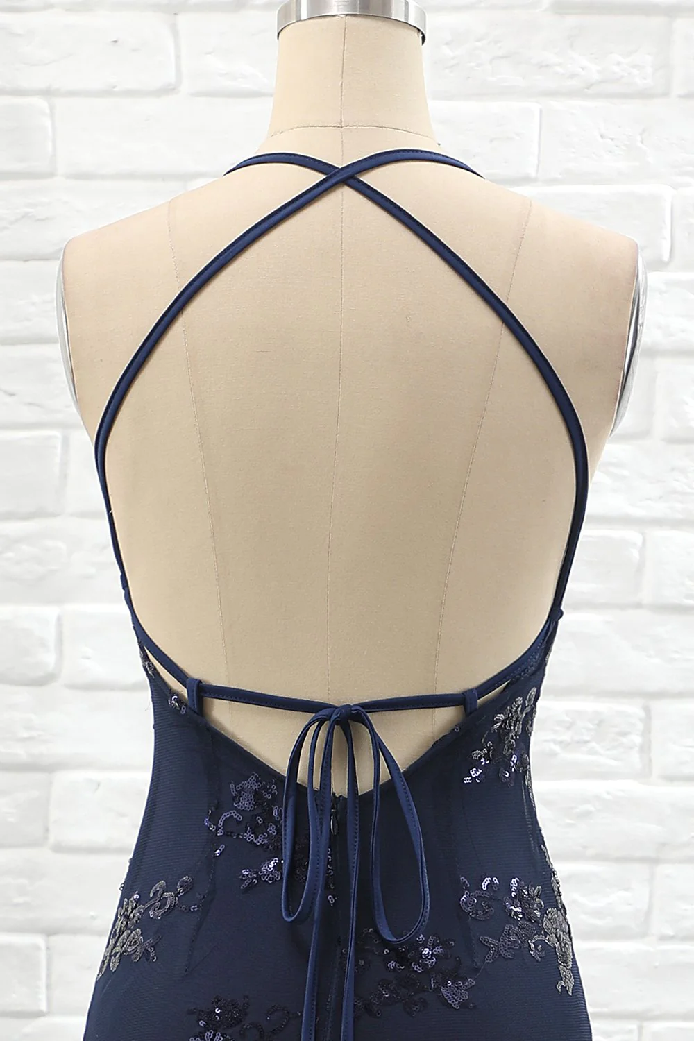 Spaghetti Straps Mermaid Party Dress - Image 5